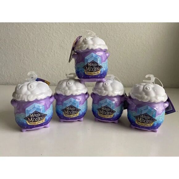 “5” Magic Mixies Mixlings Tap & Reveal Cauldron 2 Mini Surprise Figures Series 1 - Picture 1 of 7